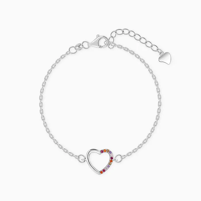 Silver Her Heart Bracelet Giva