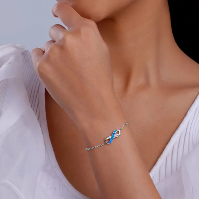 Silver Infinite Beauty Bracelet Giva