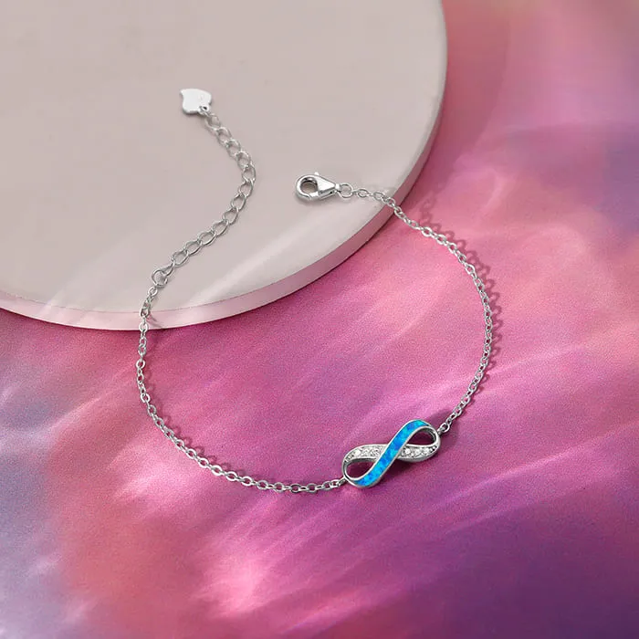 Silver Infinite Beauty Bracelet Giva