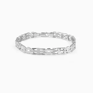 Silver Kingpin Bracelet For Him Giva
