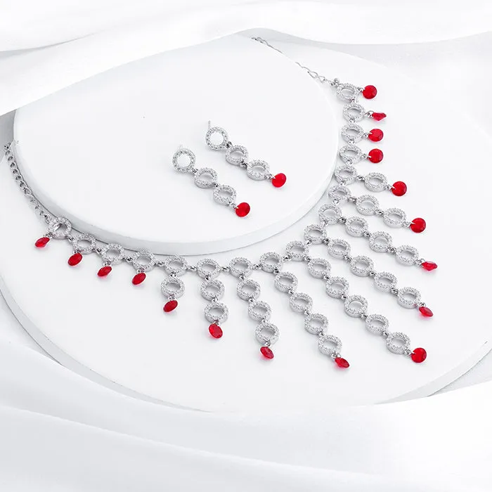 Silver Love in Circles Set Giva