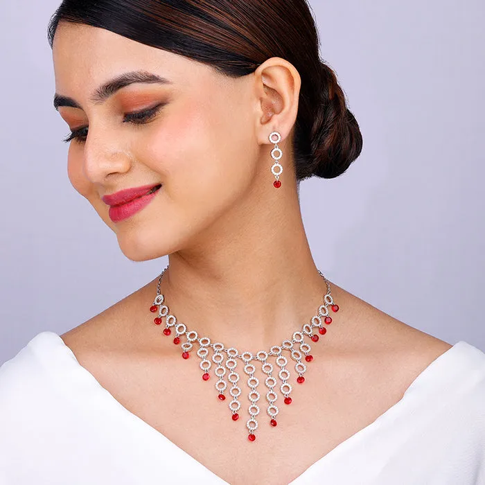 Silver Love in Circles Set Giva
