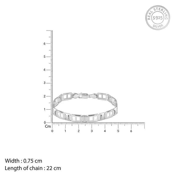 Silver Primera Bracelet For Him Giva