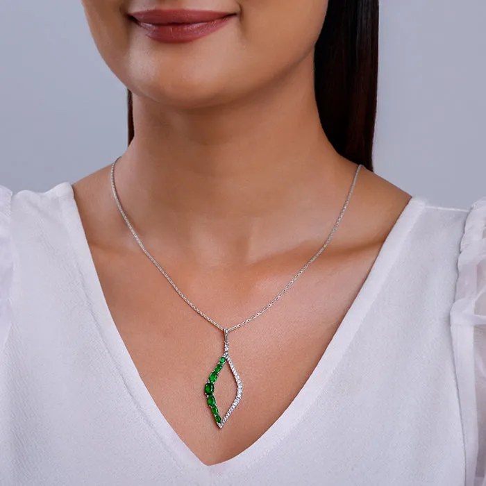 Silver Remarkable Pendant With Link Chain Giva