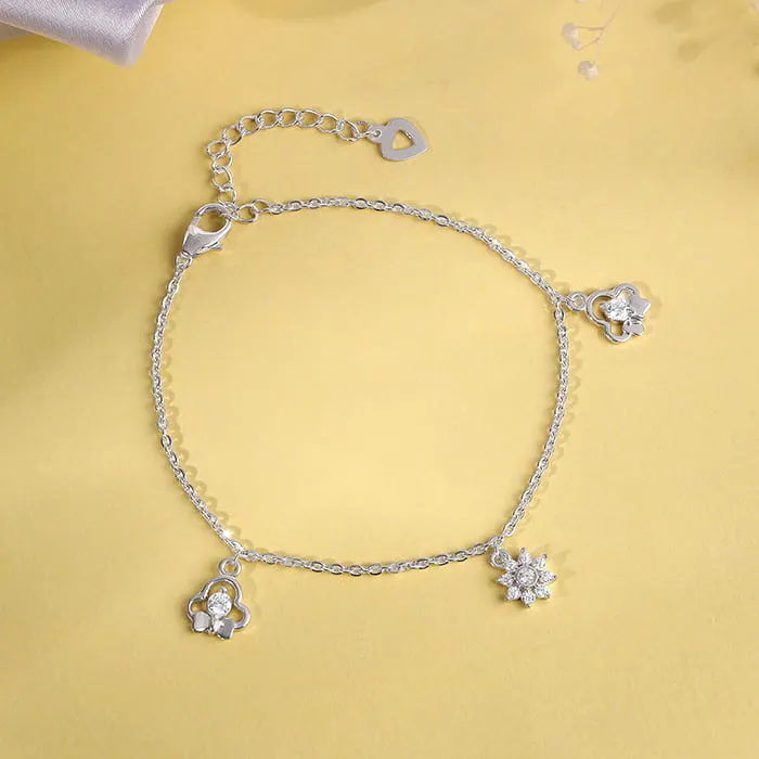 Silver Spring Flower Bracelet Giva