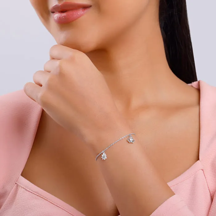 Silver Spring Flower Bracelet Giva