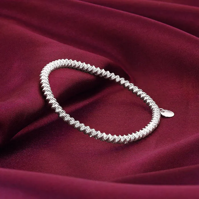 Silver Twisty Bracelet Giva