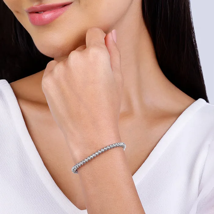Silver Twisty Bracelet Giva