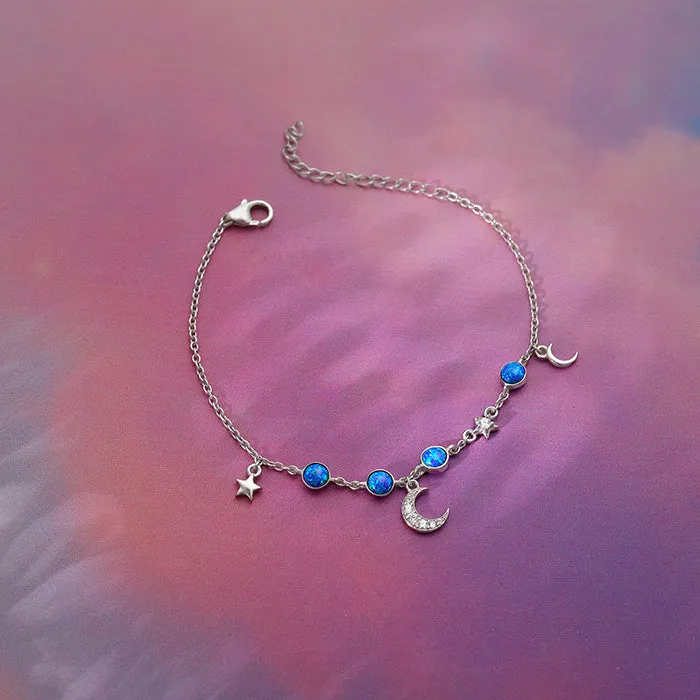 Silver Universe in Her Bracelet Giva