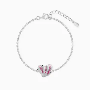 Silver Waveshell Bracelet Giva