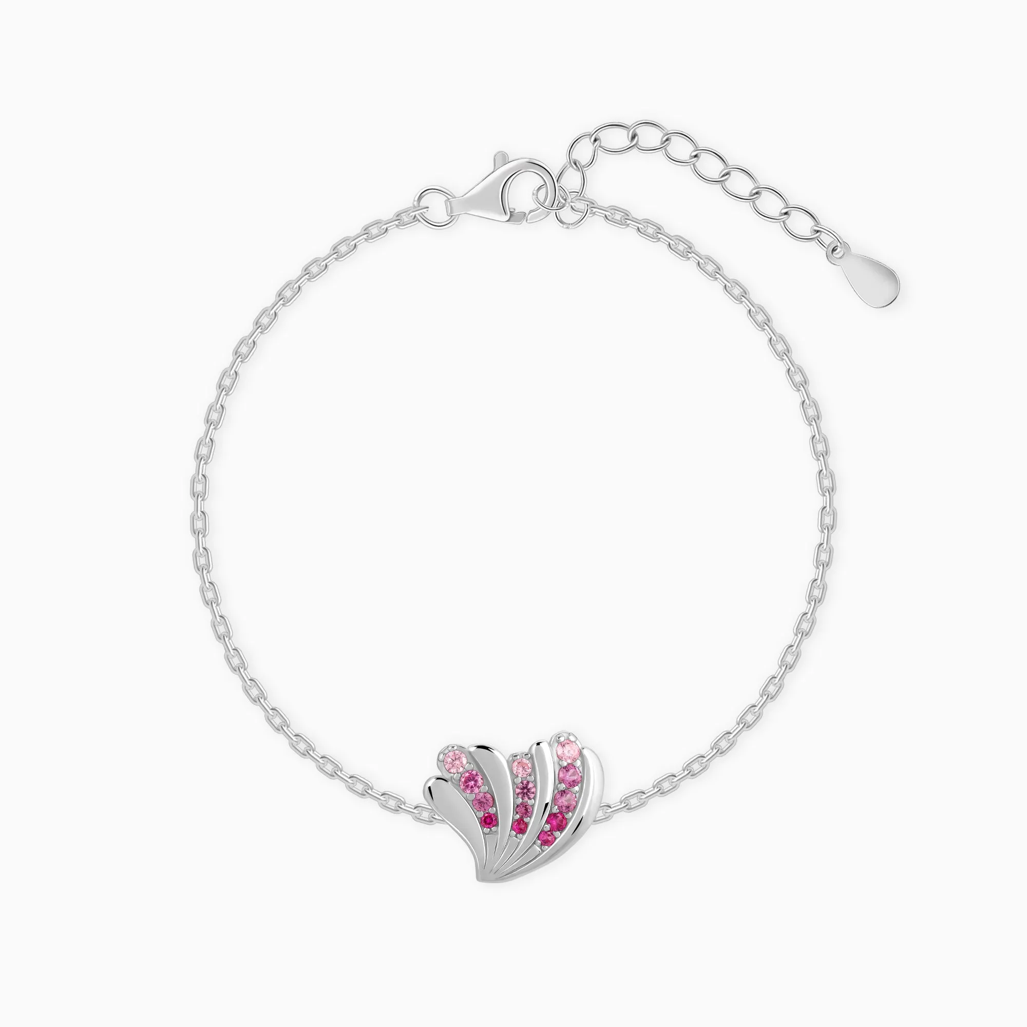Silver Waveshell Bracelet Giva