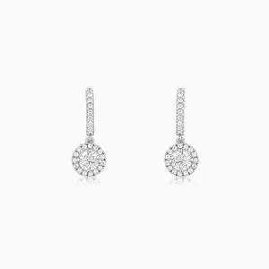 Silver Zircon Drizzle Drop Earrings Giva