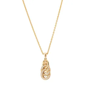 Sitana 18K Gold Pendant w. 31 Diamonds