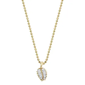 SMALL PALM LEAF DIAMOND NECKLACE Anita Ko