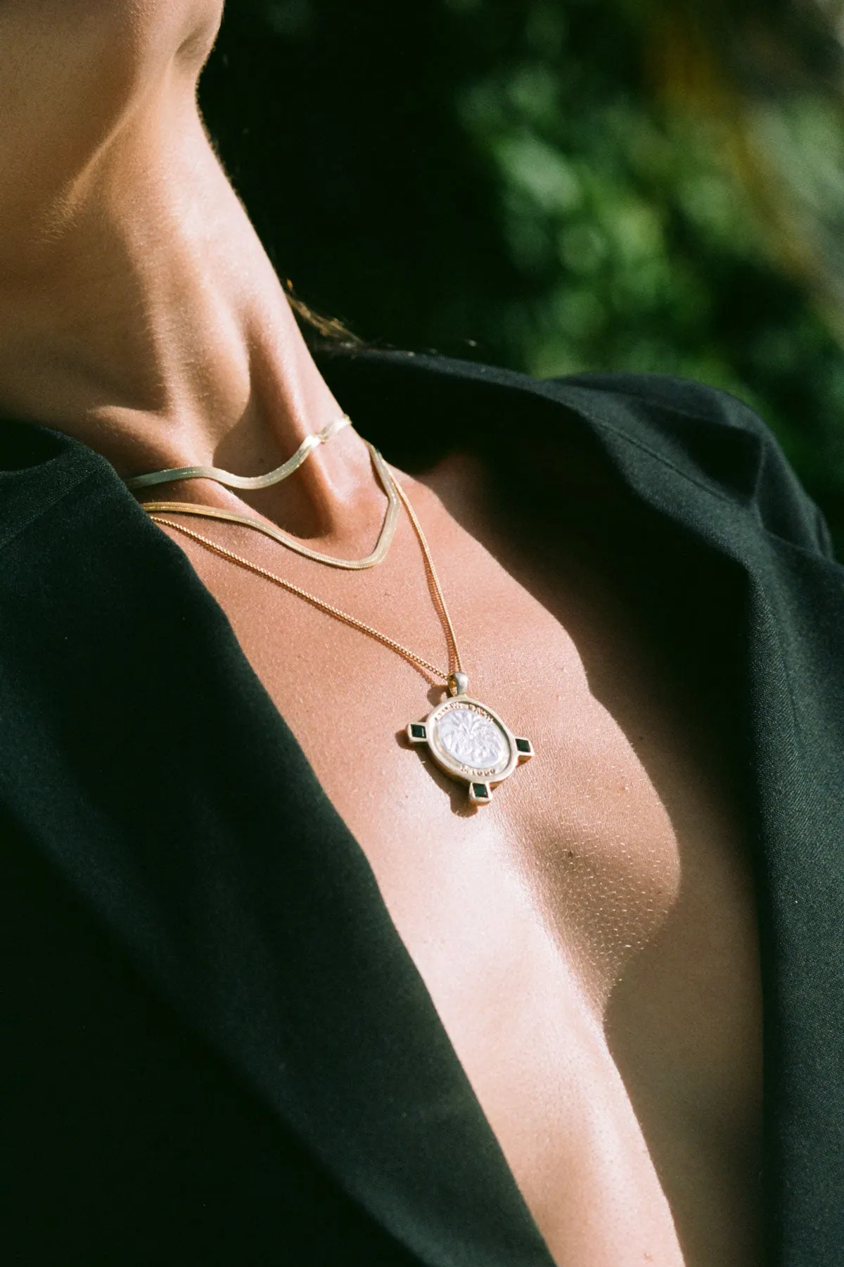 Snake chain necklace gold plated (36cm) Wildthings Collectables