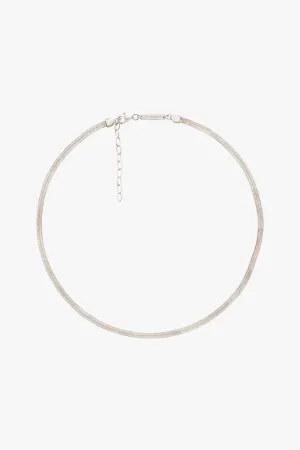 Snake chain necklace silver (36cm) Wildthings Collectables
