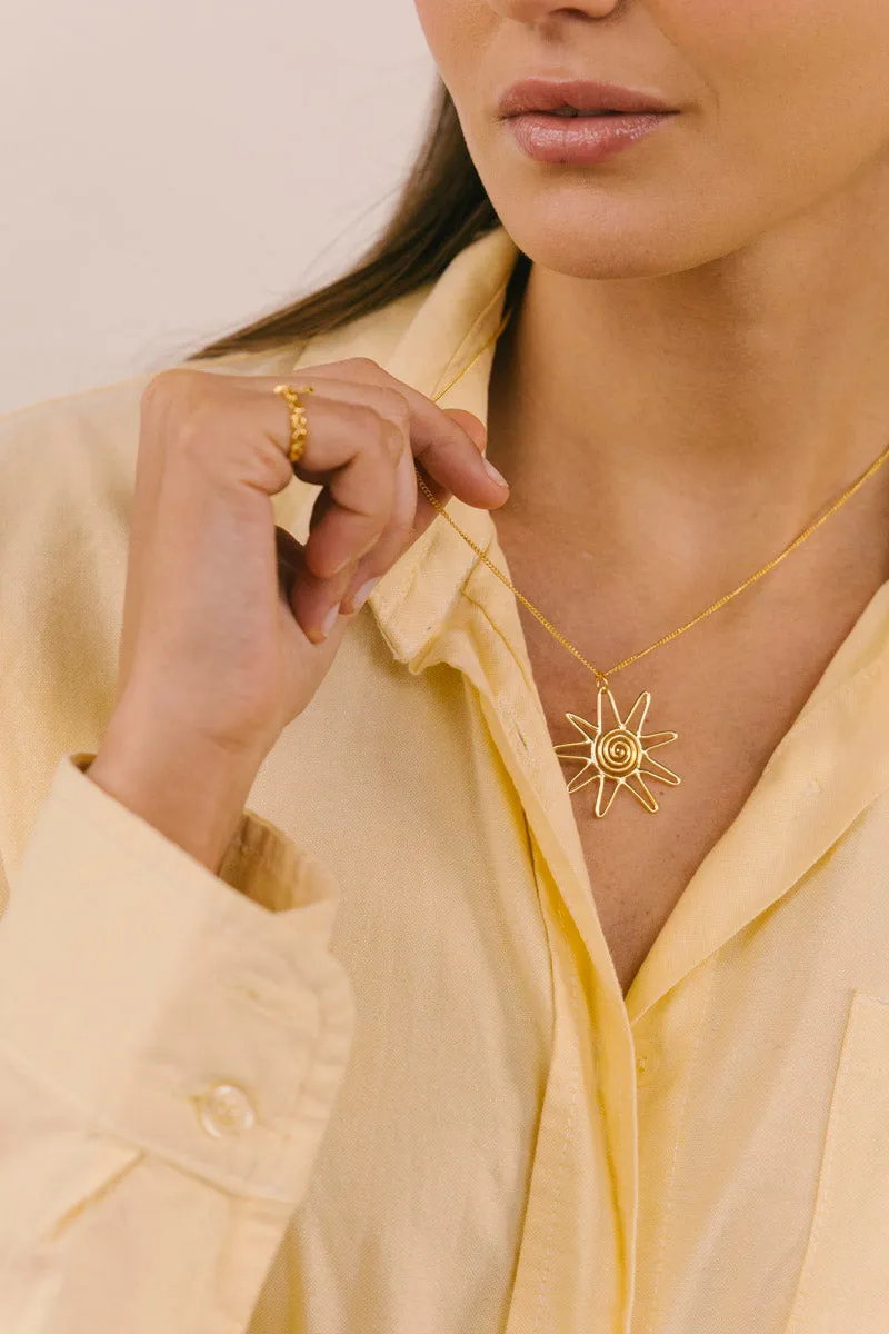 Sol Necklace Gold Plated Wildthings Collectables