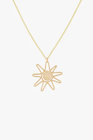 Sol Necklace Gold Plated Wildthings Collectables