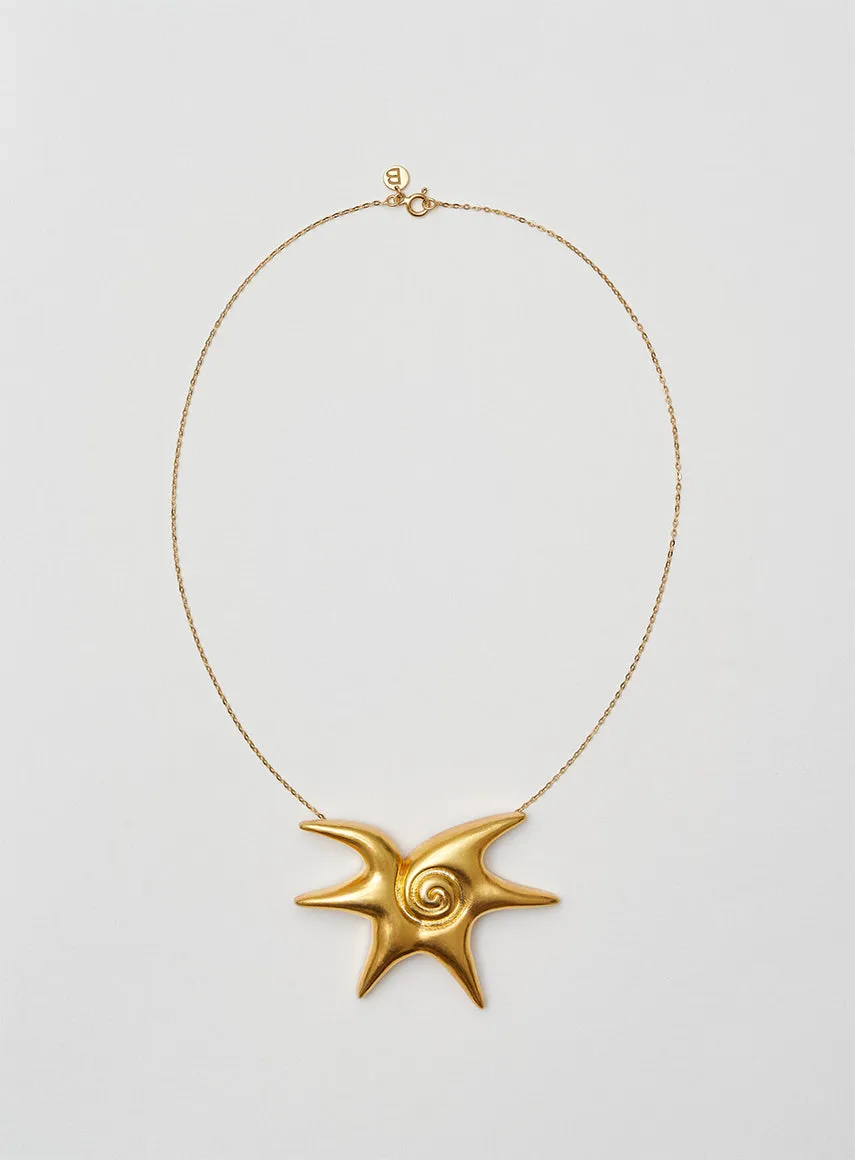 Solar 14K Gold Plated Necklace