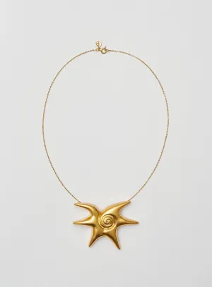 Solar 14K Gold Plated Necklace
