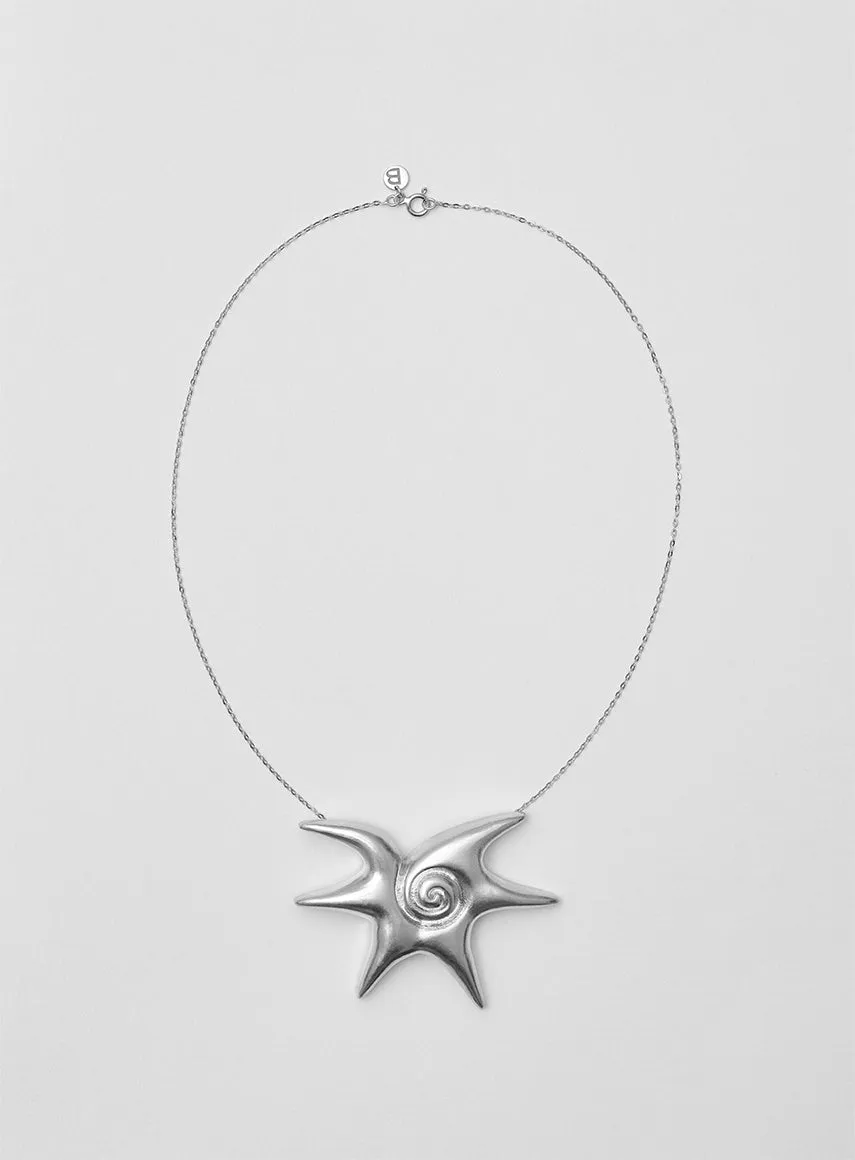 Solar Silver Necklace