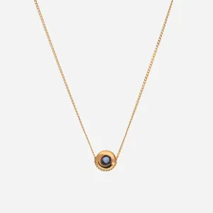 Spot 10K Necklace w. 2,5mm Sapphire