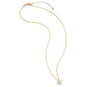 Star of Shamballa 18K Gold Necklace w. Diamond