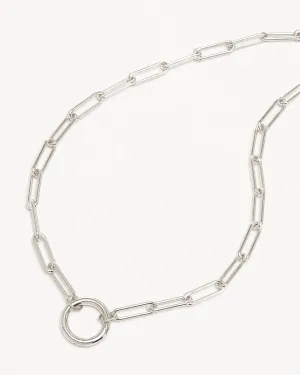 Sterling Silver 18" With Love Annex Link Necklace Bycharlotte