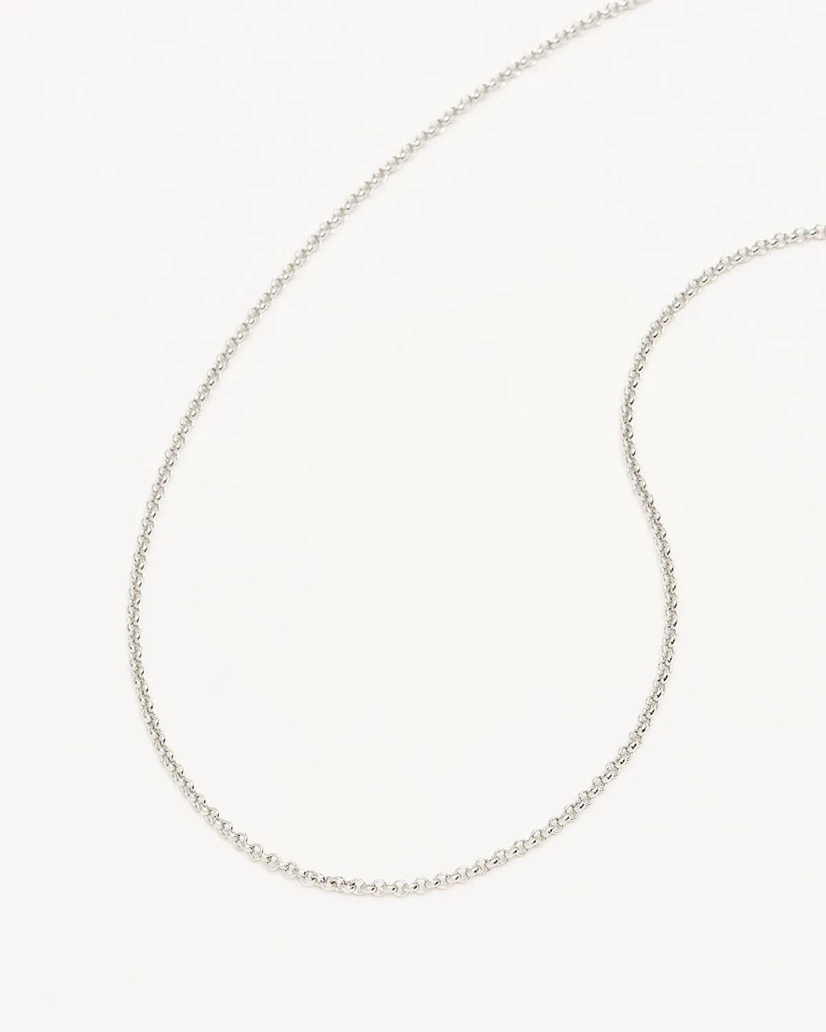 Sterling Silver 19" 2mm Belcher Chain Necklace Bycharlotte