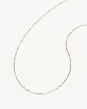 Sterling Silver 19" 2mm Belcher Chain Necklace Bycharlotte