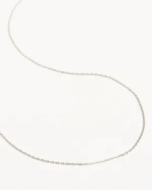 Sterling Silver 21" Signature Chain Necklace Bycharlotte