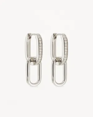 Sterling Silver Connect Deeply Hoops Bycharlotte