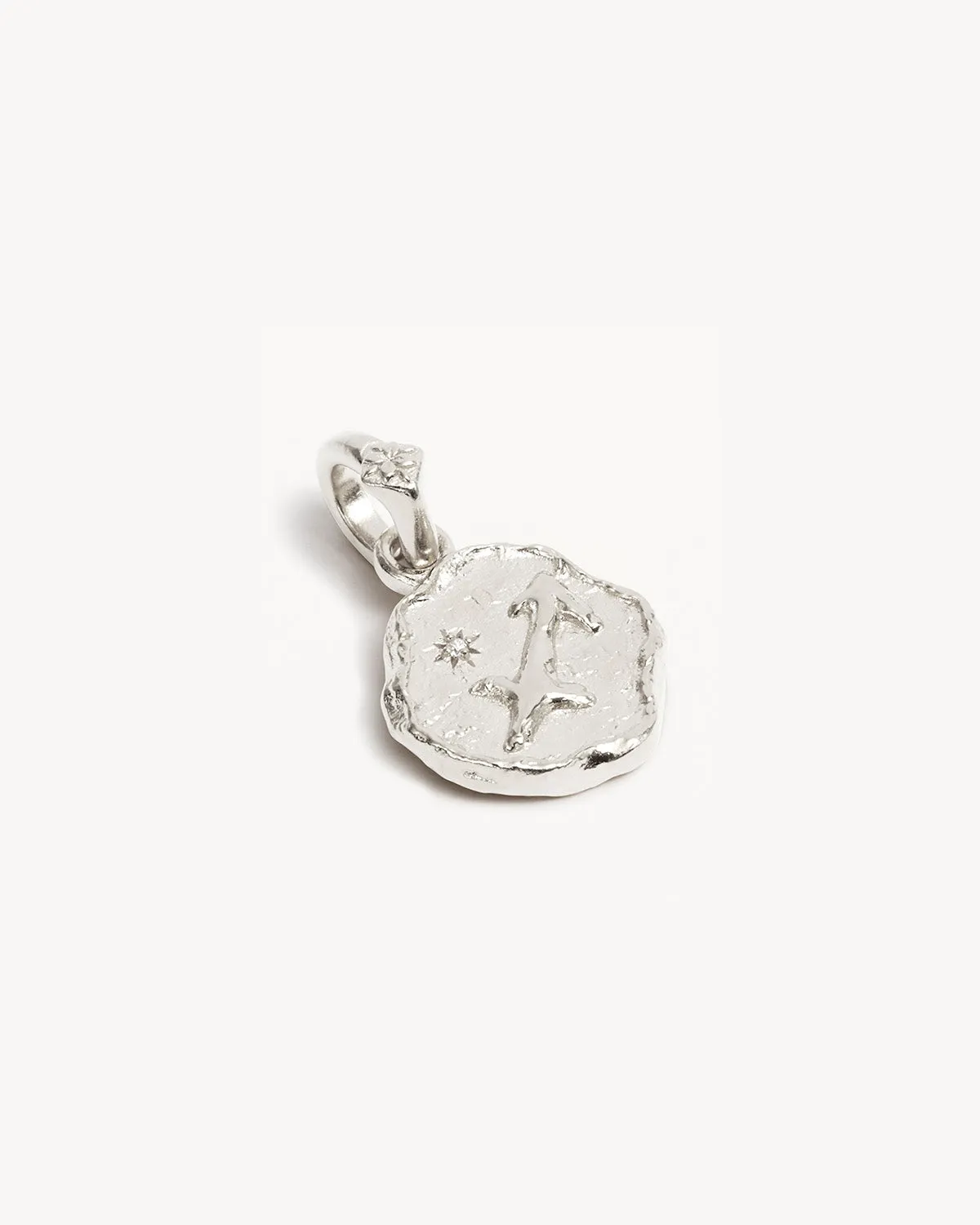 Sterling Silver Cosmic Love Zodiac Annex Link Pendant - Sagittarius Bycharlotte