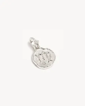 Sterling Silver Cosmic Love Zodiac Annex Link Pendant - Virgo Bycharlotte