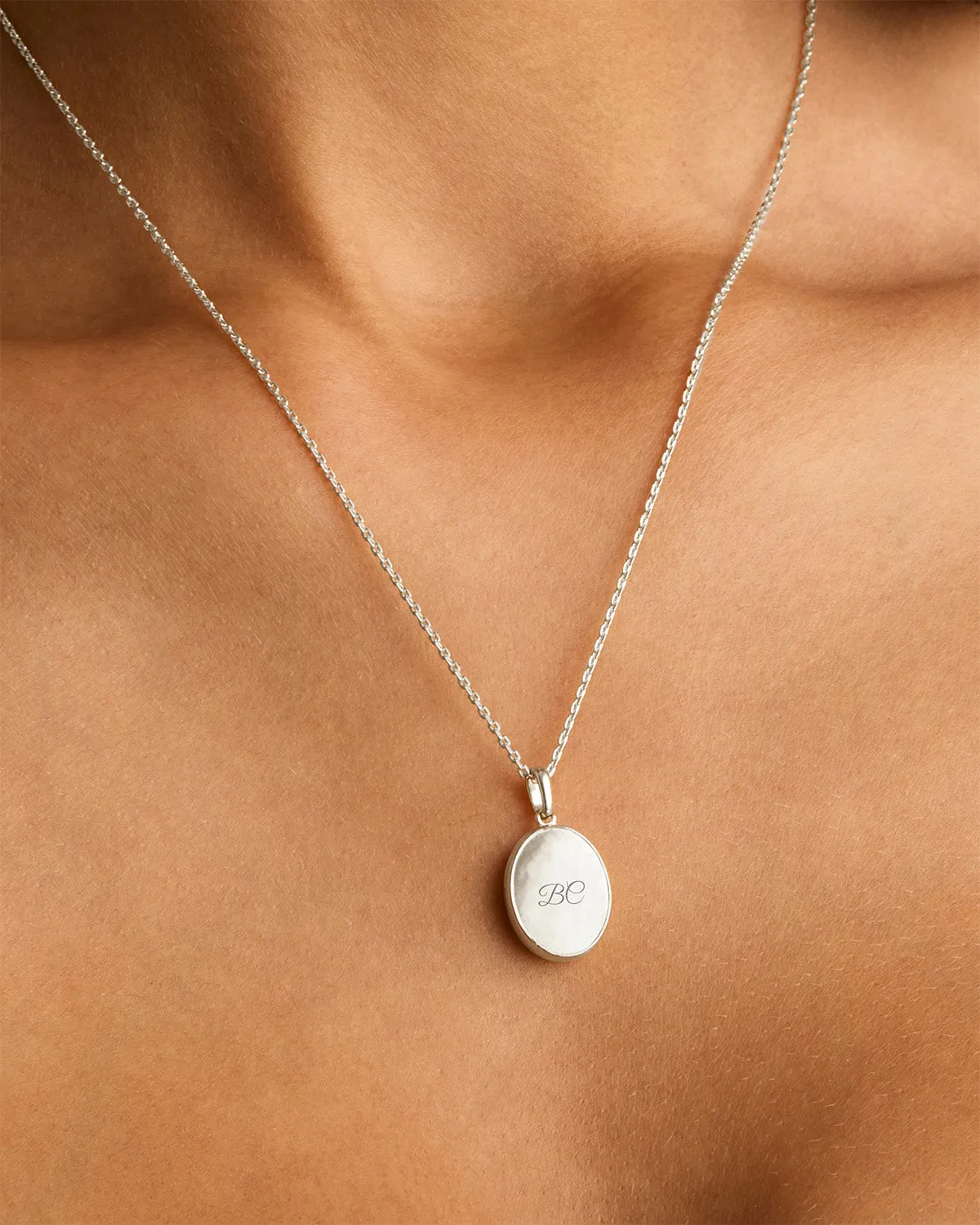 Sterling Silver Everything You Are Is Enough Locket Pendant Bycharlotte