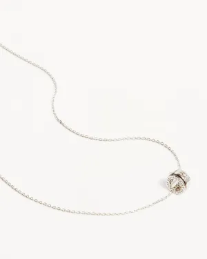 Sterling Silver I Am Loved Spinning Meditation Necklace Bycharlotte