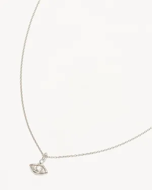 Sterling Silver I am Protected Necklace Bycharlotte