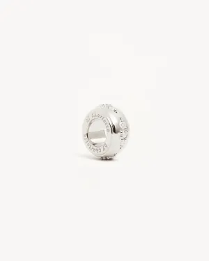Sterling Silver In Bloom Petal Charm Bycharlotte