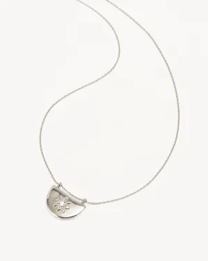 Sterling Silver Lotus Locket Necklace Bycharlotte