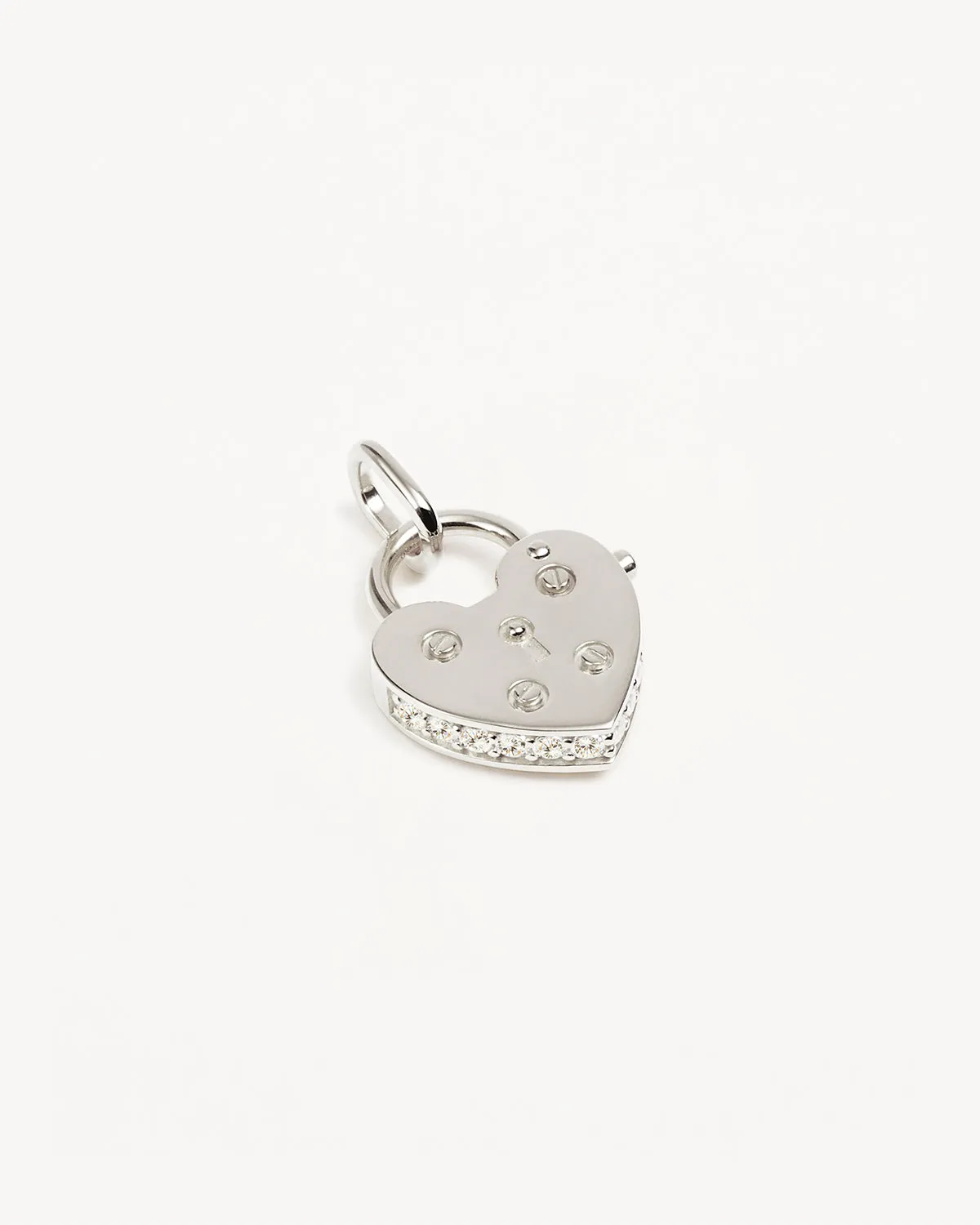 Sterling Silver Love Unlocked Padlock Pendant Bycharlotte