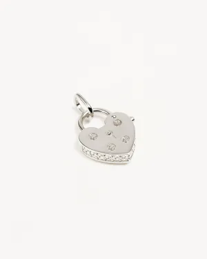 Sterling Silver Love Unlocked Padlock Pendant Bycharlotte