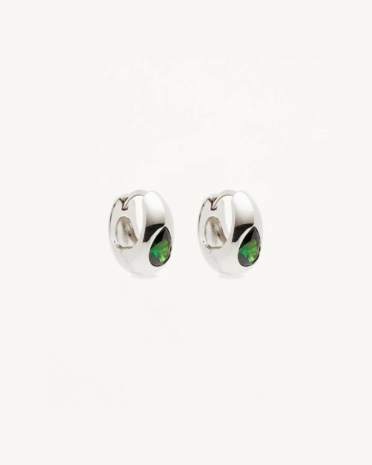Sterling Silver Magnetic Soul Hoops Bycharlotte