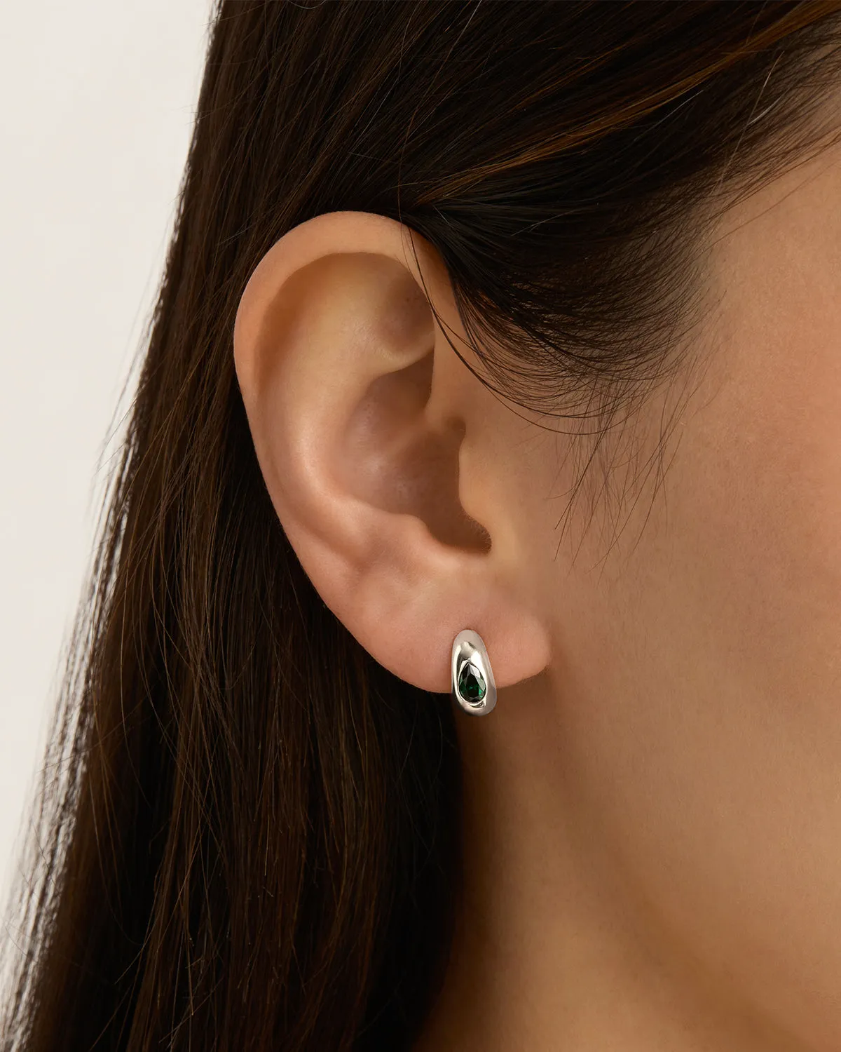 Sterling Silver Magnetic Soul Hoops Bycharlotte