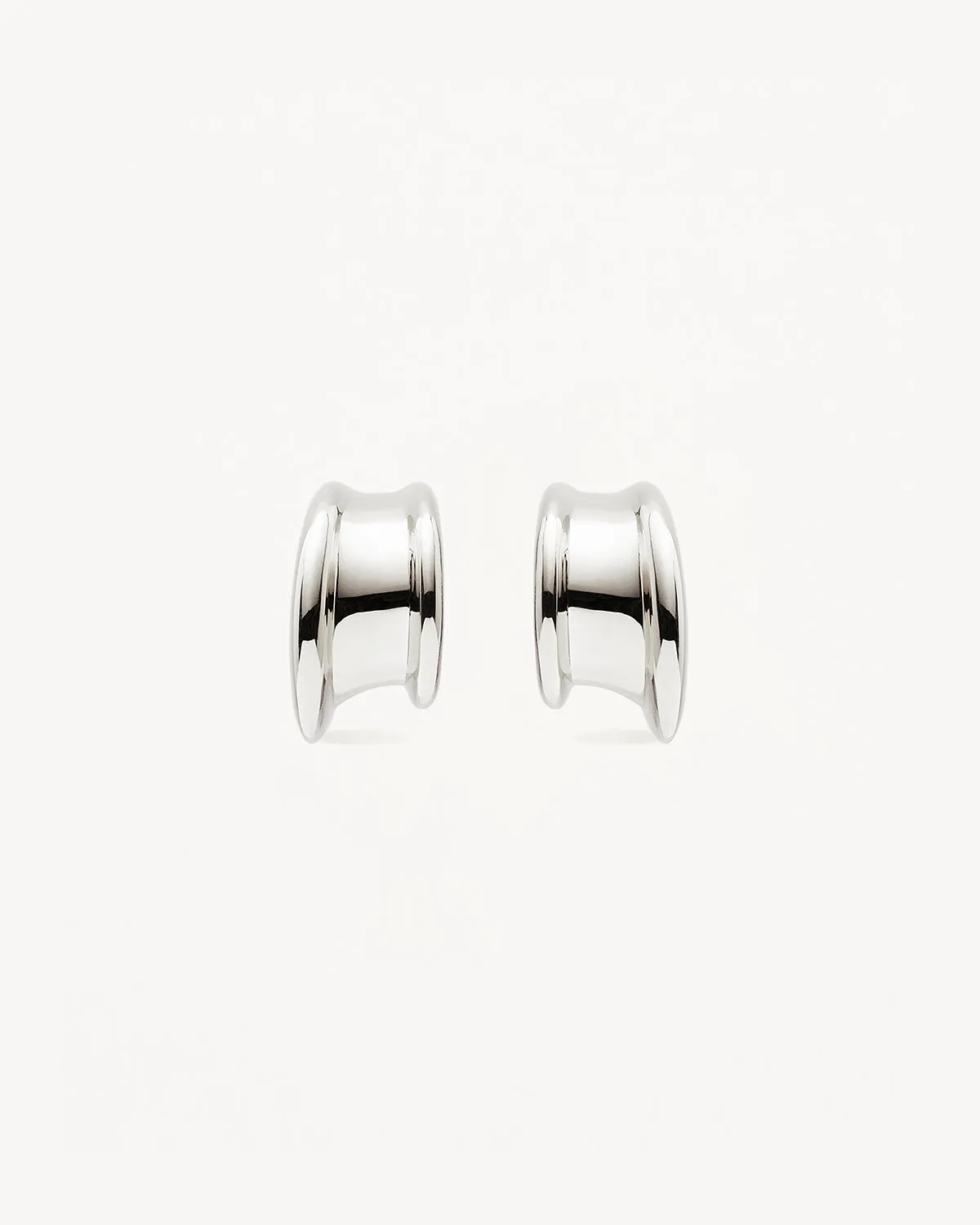 Sterling Silver Muse Small Hoops Bycharlotte