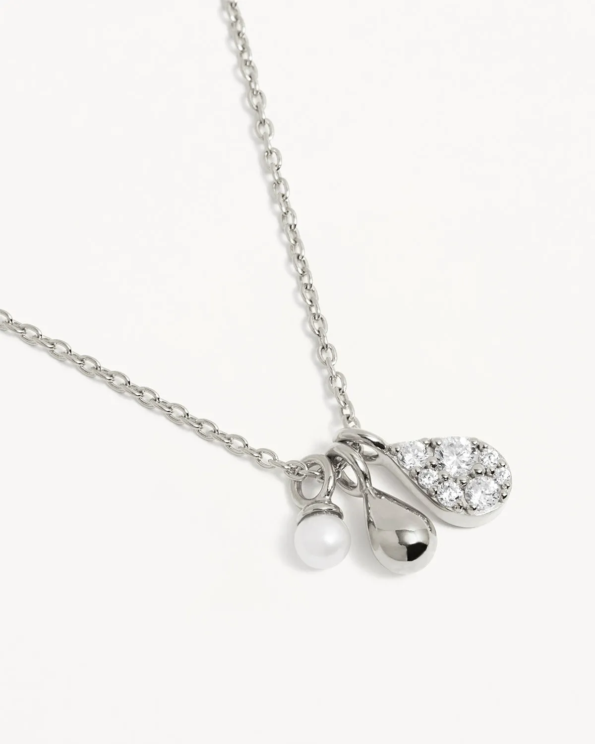 Sterling Silver Ocean Mist Necklace Bycharlotte