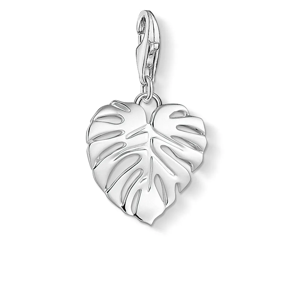 Sterling Silver Thomas Sabo Charm CLub Palm Leaf Shiels