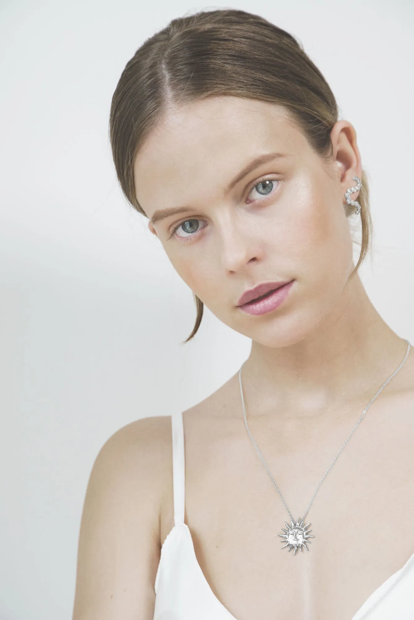 Sun Silver Necklace