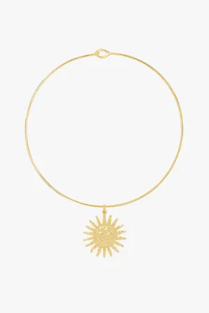 Sunburst necklace gold plated Wildthings Collectables