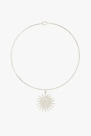 Sunburst necklace silver Wildthings Collectables