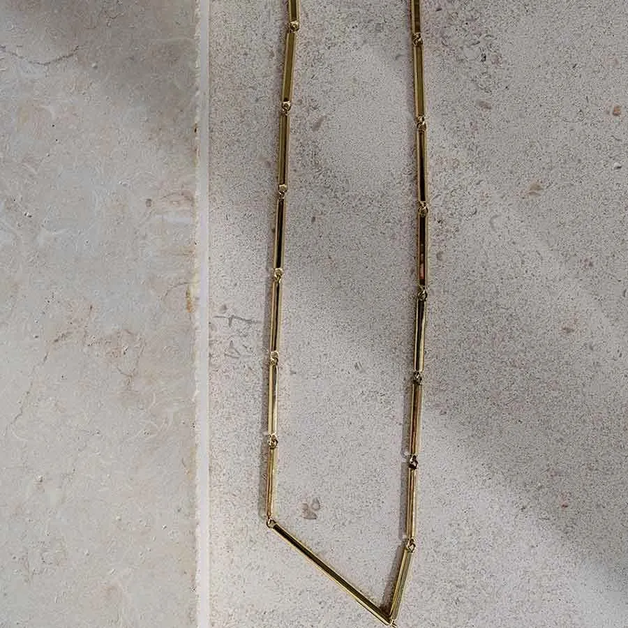 Sunray 18K Gold Necklace